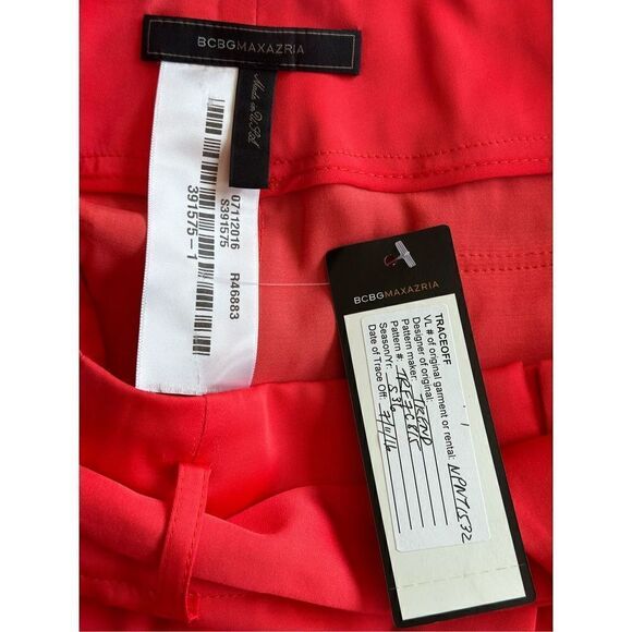 BCBG Maxazria Silk Pink Pleated Front Tie Shorts Women's Small S - Picture 6 of 7